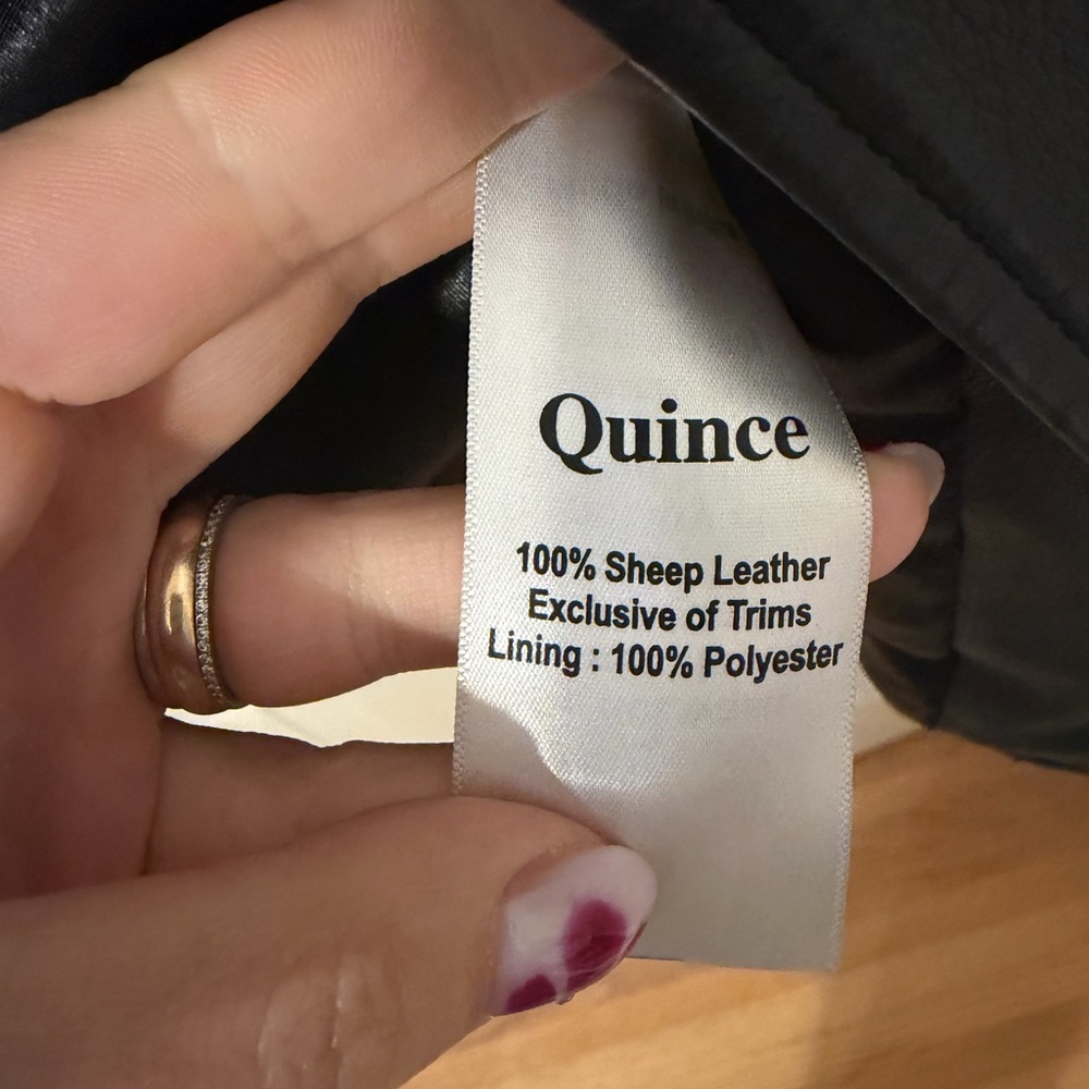 Quince Leather Jacket - Picture 3 of 7